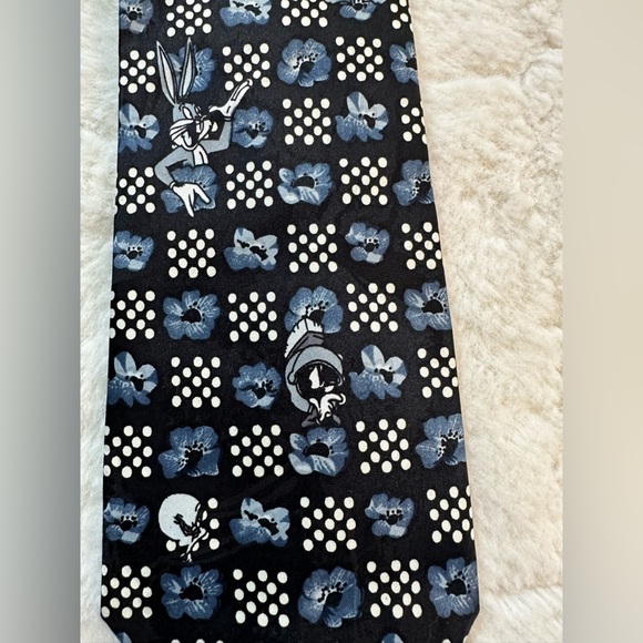 Vintage looney tunes mania tie warner bros. made in korea necktie 1995 - Picture 3 of 6